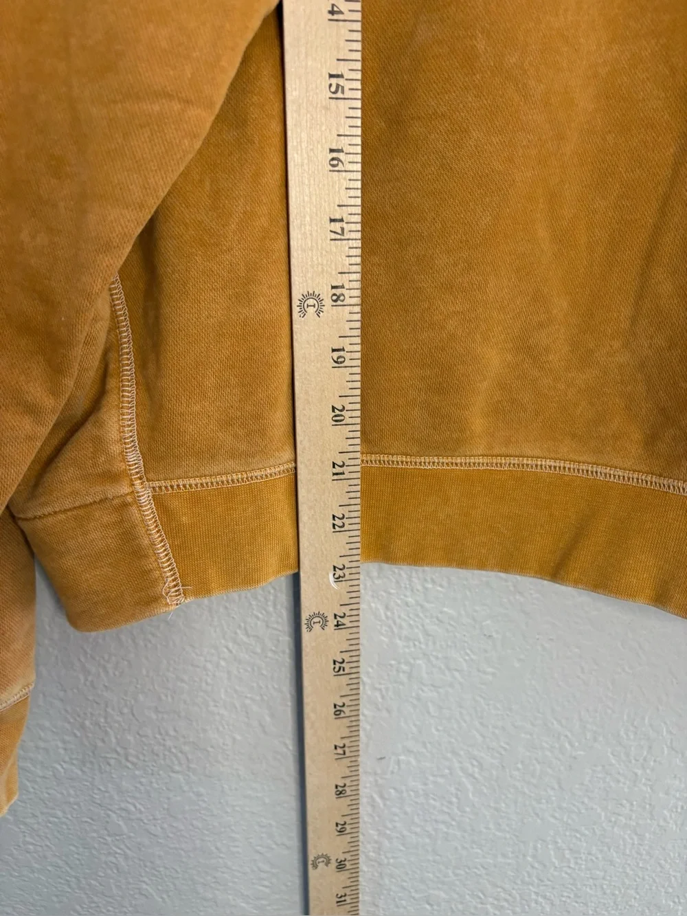 Nike Oversized Sweatshirt Flowy Boxy Mustard Yellow Gold Large